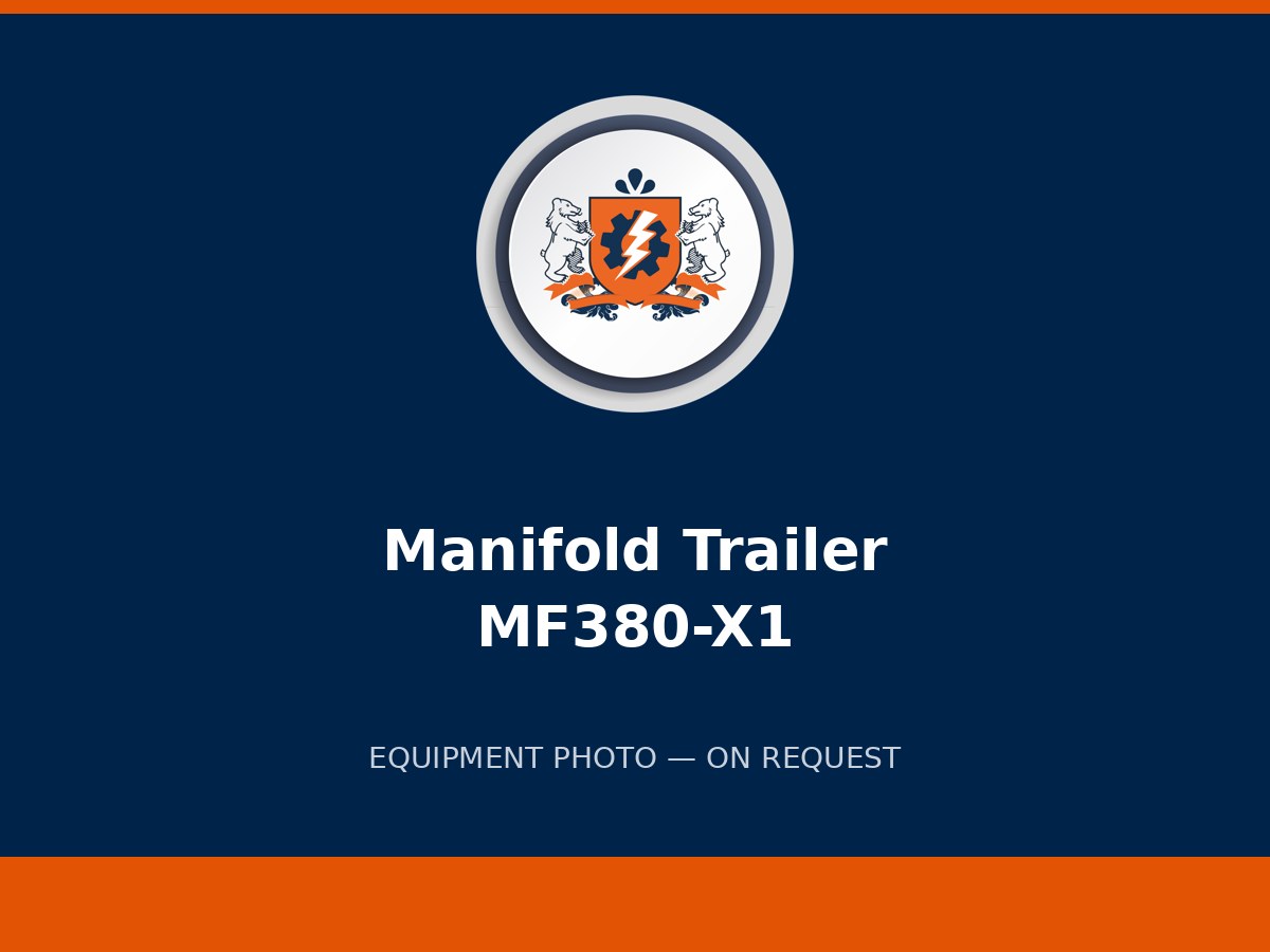 Manifold Trailer MF380-X1